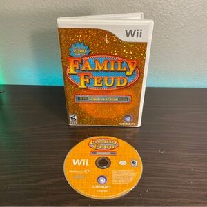 Family Feud: Decades (Nintendo Wii, 2010) Tested & Works No Manual Disc Only